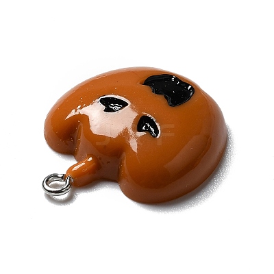 Halloween Opaque Resin Pendants RESI-D055-098P-1
