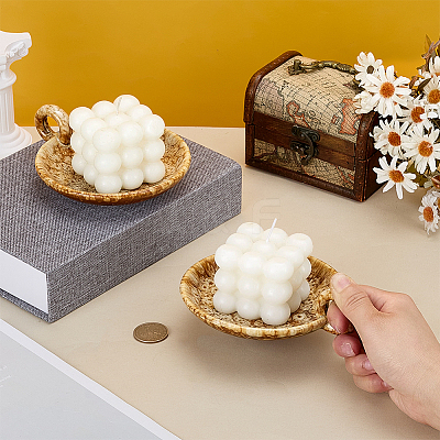 2Pcs Porcelain Candle Holders DJEW-PH0001-86A-1