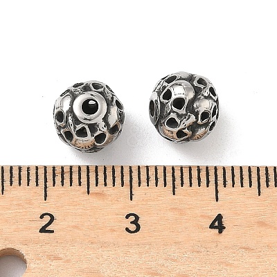 Retro 316 Surgical Stainless Steel Beads STAS-L307-17AS-10-1