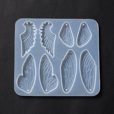 DIY Butterfly Wing Pendant Silicone Molds DIY-F134-04A-1
