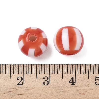 Opaque Acrylic Beads OACR-D314-07A-1