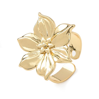 Brass Cuff Open Rings LS-RJEW-Z129-02G-04-1