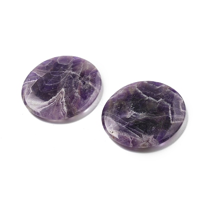 Natural Amethyst Cabochons G-A258-01E-1