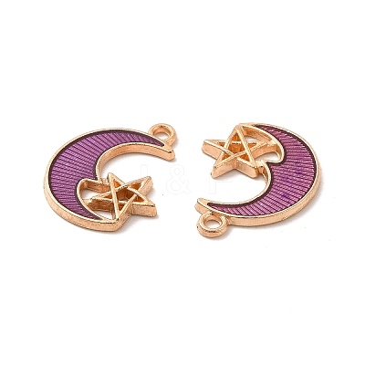 Alloy Enamel Pendants ENAM-S121-061D-G-1