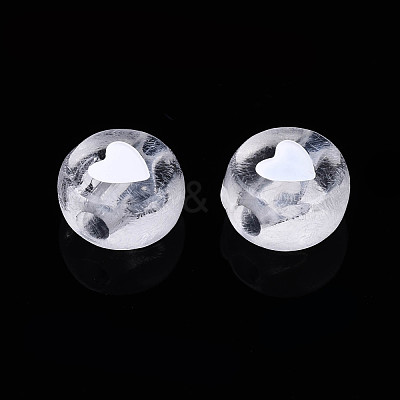 Transparent Clear Acrylic Beads TACR-T008-03-1