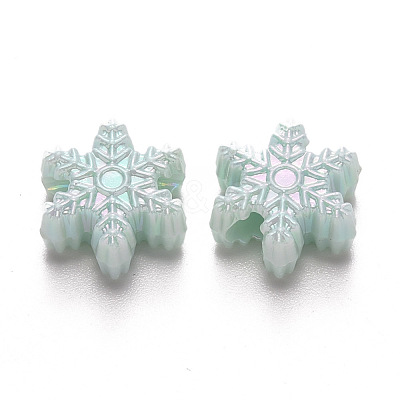 Opaque Acrylic Beads SACR-R250-04B-1