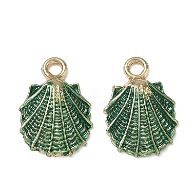 Spray Painted Alloy Pendants AL-CBAE84A-08B-1