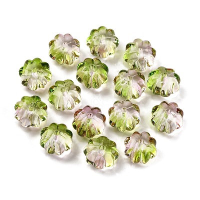 633Pcs Transparent Two Tone Acrylic Beads MACR-K359-22C-1
