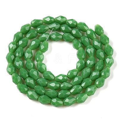 Opaque Solid Color Beads Strands EGLA-N013-P6mm-D04-1