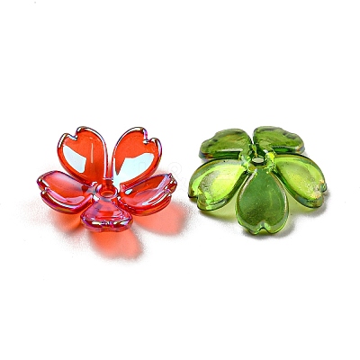 Acrylic Bead Caps OACR-C021-01-1