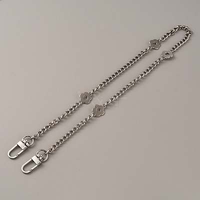 Alloy & Iron Curb Chain Bag Straps DIY-WH0304-535P-1