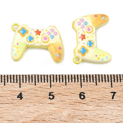 Baking Paint Alloy Pendants FIND-G109-06-1