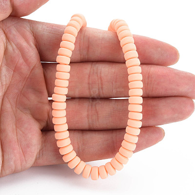Handmade Polymer Clay Beads Strands CLAY-N008-32-1