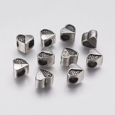 Ion Plating(IP) 304 Stainless Steel European Beads STAS-J022-093AS-1