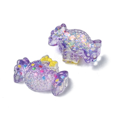 Transparent Epoxy Resin Decoden Cabochons CRES-I030-06A-1
