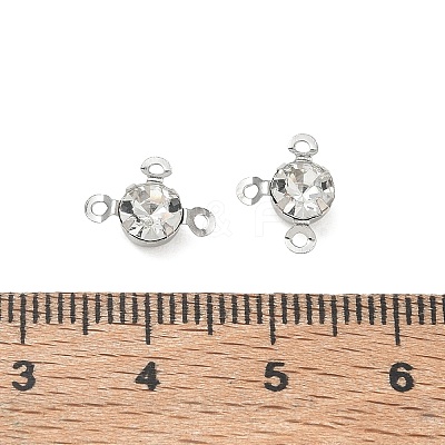 Brass Pave Clear Glass Chandelier Component Links FIND-WH0152-919S-1