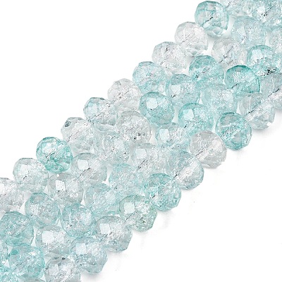 Transparent Glass Beads Strands X-GLAA-T023-8mm-A01-1