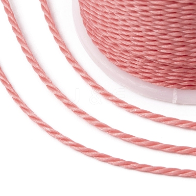 Round Waxed Polyester Cord YC-G006-01-1.0mm-28-1
