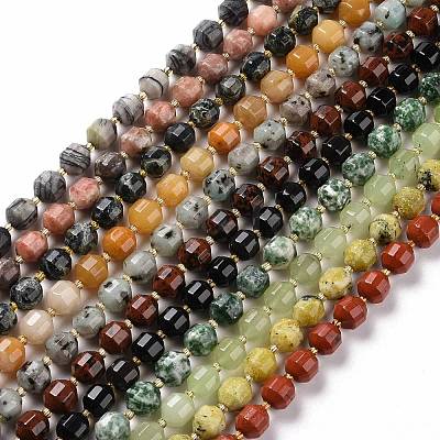 Natural Mixed Gemstone Beads Strands G-G990-F18-1