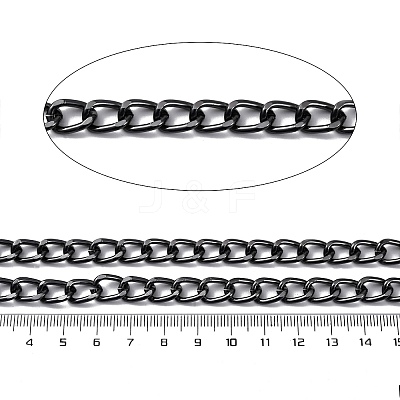 Oxidation Aluminum Cuban Link Chains CHA-S002-03B-1