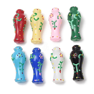 Glass Enamel Beads GL-CBA33A9-01-1