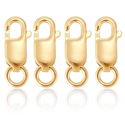 4Pcs 1/20 14K Gold Filled Lobster Claw Clasps FIND-SC0020-13B-1