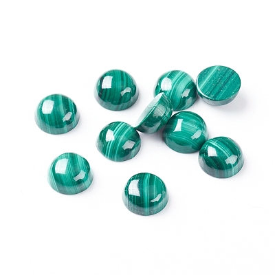 Natural Malachite Cabochons G-E557-06B-1