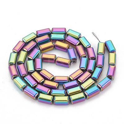 Electroplate Non-magnetic Synthetic Hematite Beads Strands G-N0322-10E-1