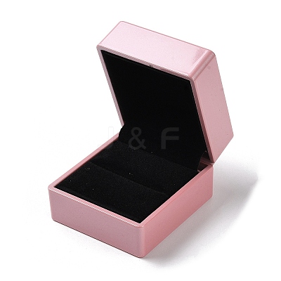 Rectangle Plastic Ring Storage Boxes CON-C020-02G-1