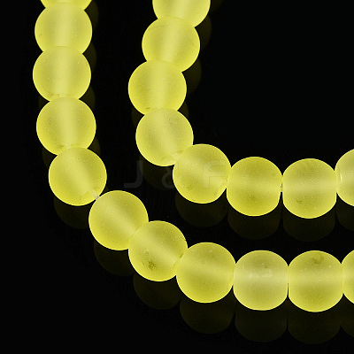 Transparent Glass Beads Strands GLAA-T032-T4mm-MD12-1