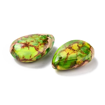 Natural Imperial Jasper Pendants G-P460-03-1