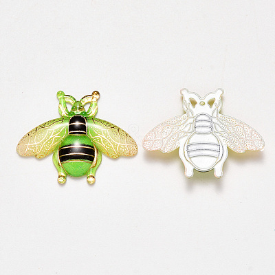 Transparent Acrylic Pendants X-TACR-R140-07B-1