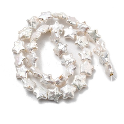 Natural Baroque Keshi Pearl Beads Strands PEAR-P064-04B-01A-1
