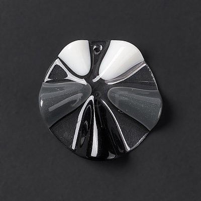 Transparent Resin Pendants RESI-E029-03C-1