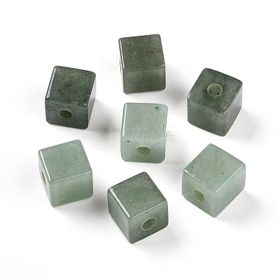 Natural Green Aventurine European Beads G-N345-07A-07-1
