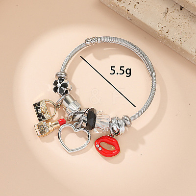 Adjustable Stainless Steel European Bangles FS-WGE9400-05-1