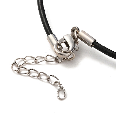 Leather Necklace Making NFS058-1-1