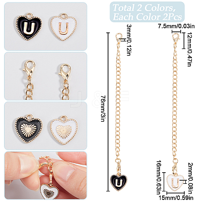 2 Sets Alloy Enamel Cup Pendant Decorations HJEW-SC0001-56U-1