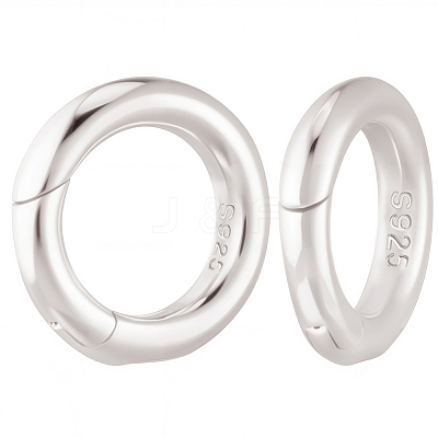 925 Sterling Silver Spring Gate Rings STER-CN0001-43P-1