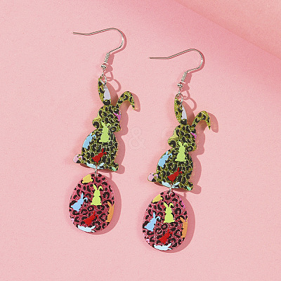 Easter Acrylic Dangle Earrings FS-WG6CF42-05-1