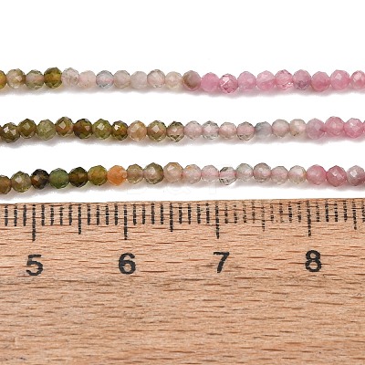 Gradient Color Natural Multicolor Tourmaline Beads Strands G-D110-A02-05-1