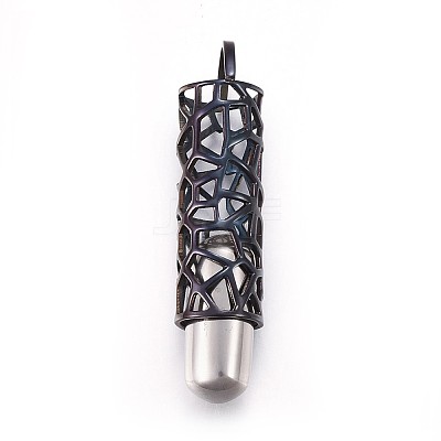 304 Stainless Steel Pendants STAS-O124-40M-1