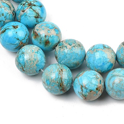 Dyed Natura Imperial Jasper Beads Strands GG-CBAF9E5-A01-14mm-A-1