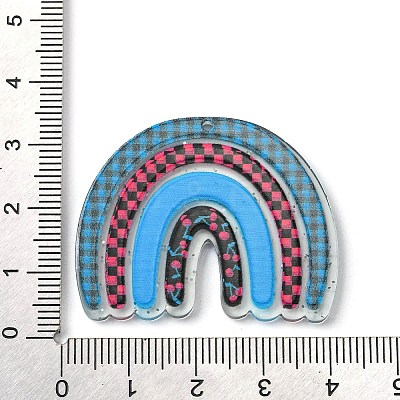 Opaque Acrylic Pendants SACR-P032-01C-1