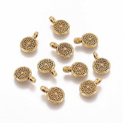 Tibetan Style Alloy Charms X-GLF0159Y-NF-1
