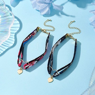 Polyester Anklets AJEW-AN00600-1