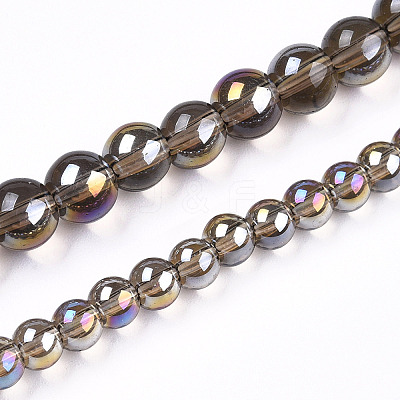 Electroplate Transparent Glass Beads Strands LS-GLAA-T032-T8mm-AB02-1