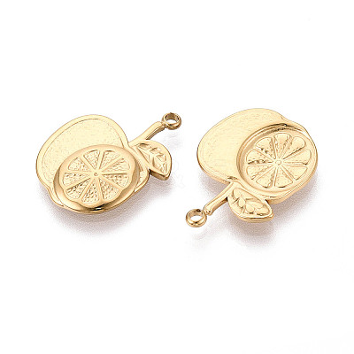 304 Stainless Steel Pendants STAS-T065-73G-1