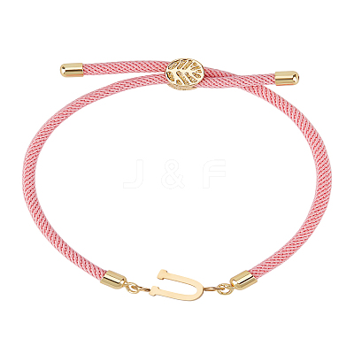 1Pc Adjustable Nylon Cord Slider Bracelets for Women BJEW-LP0001-32U-03-1