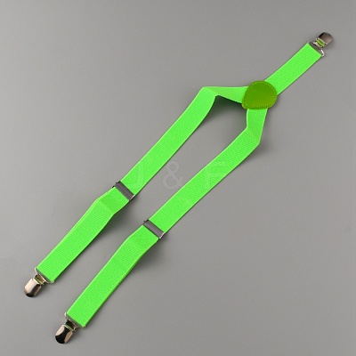 Adjustable Polyester Y-Shaped Heavy Duty Suspenders AJEW-WH0307-23L-1